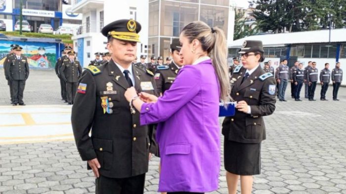 Carlos Ortega Tapia recogió la condecoración al mérito profesional ‘Gran Oficial’.