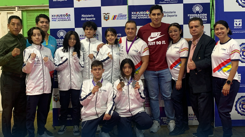 Es la delegación que participó en el evento deportivo.