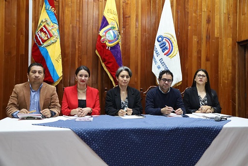 Miembros de la Junta Provincial Electoral de Loja.