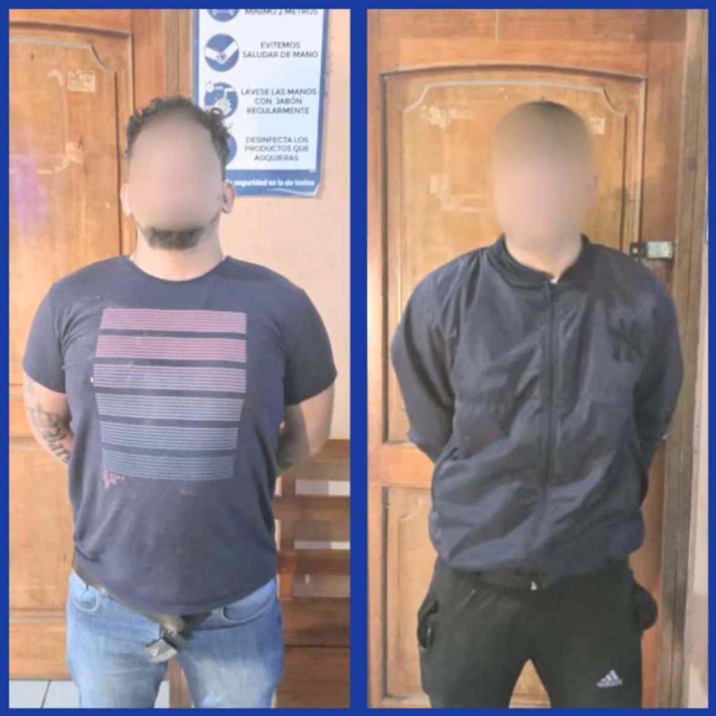 Jeison L. R. y José R. R., de 30 y 21 años, en su orden, son de nacionalidad peruana.