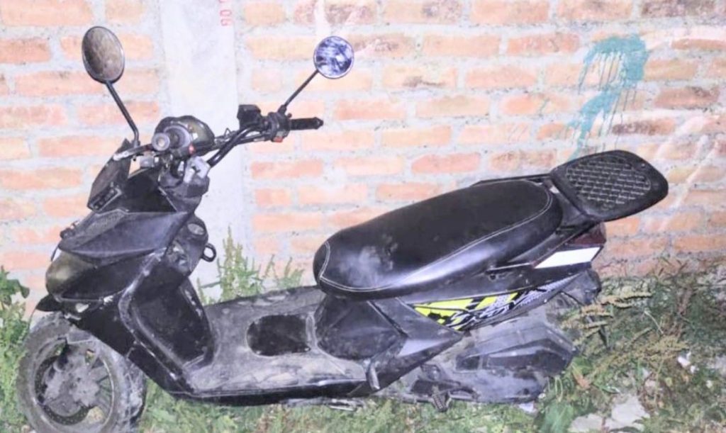 El vehículo de dos ruedas fue recuperado a los dos días.