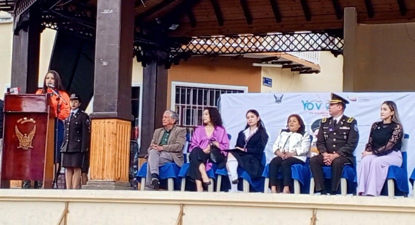El evento se realizó en la plaza San Sebastián, ayer.