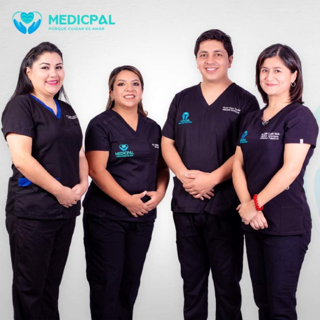 El equipo de Medicpal, está conformado por: Zaida Castro, Katherine Montalván, Geziel Calva y Kathy Japón.