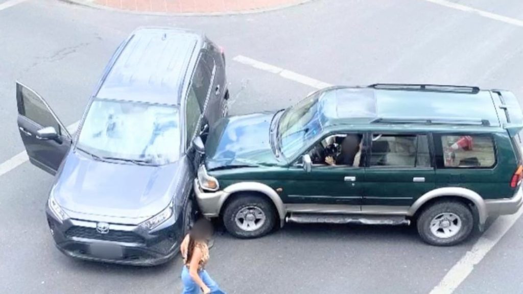 El accidente de tránsito ocurrió ayer, a las 13:30.