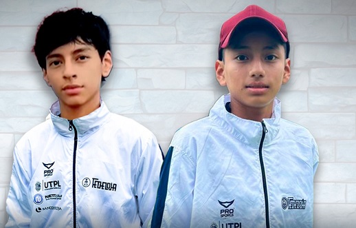 Ellos son los dos deportistas que participaron en distintas disciplinas.