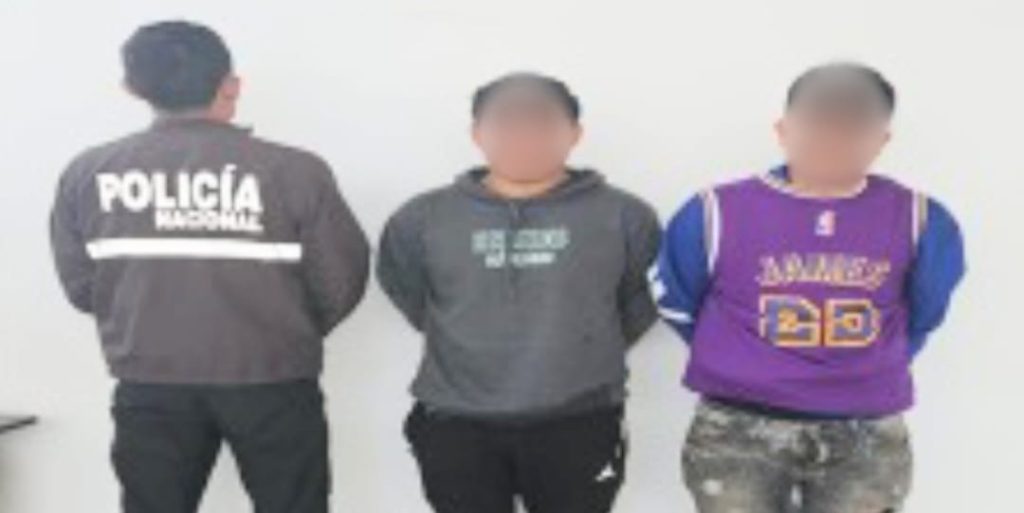 Ellos robaron de una casa un piano, una licuadora y ropa.