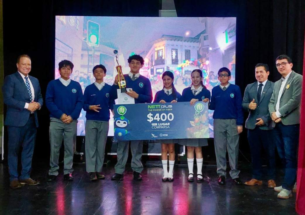 Primer lugar: Unidad Educativa Particular San Gerardo.