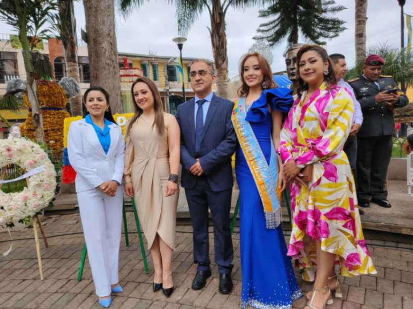 Diversos actos alusivos a la fecha se cumplieron en el cantón lojano. (Fotografía cortesía Radio Integración)