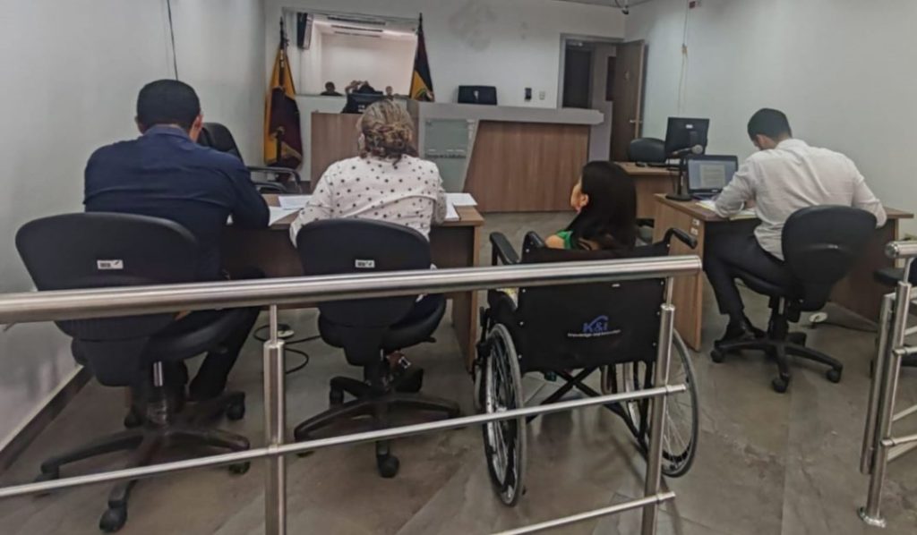 La audiencia se cumplió el último martes, 17 de diciembre de 2024, en la Unidad Judicial de Catamayo.