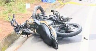 El accidente de tránsito fue la tarde del último miércoles.
