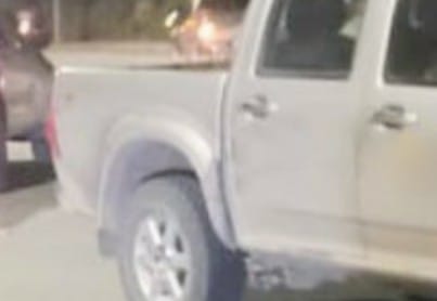 Uno de los vehículos que se implicó en el accidente de tránsito.