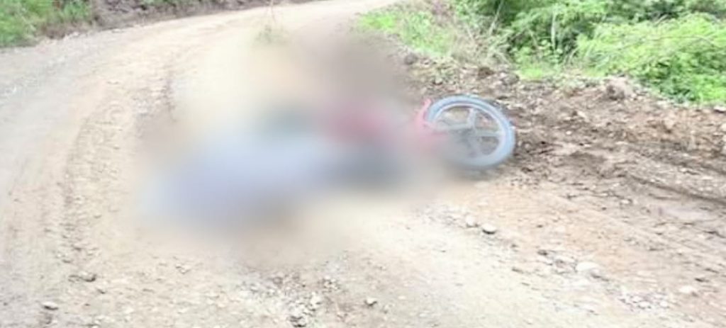 El motociclista usaba el casco reglamentario.
