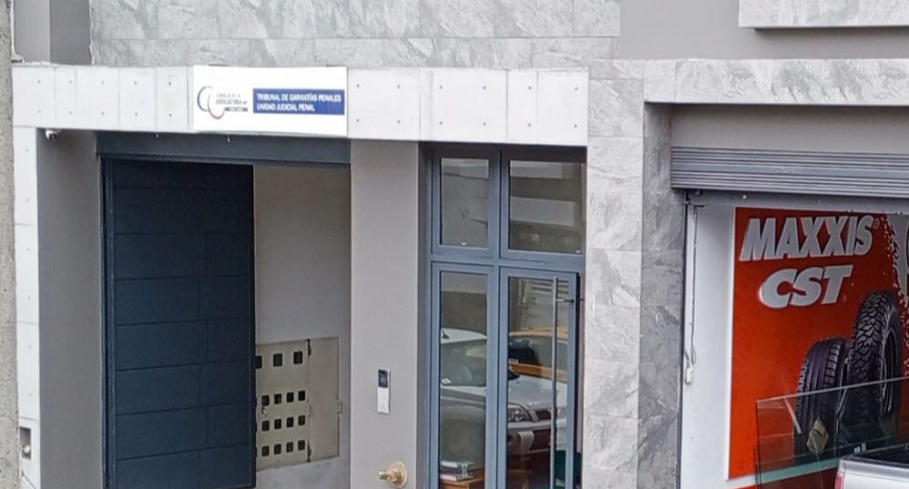 La audiencia se realizó, ayer, a las 16:15, en la Unidad Judicial Penal.