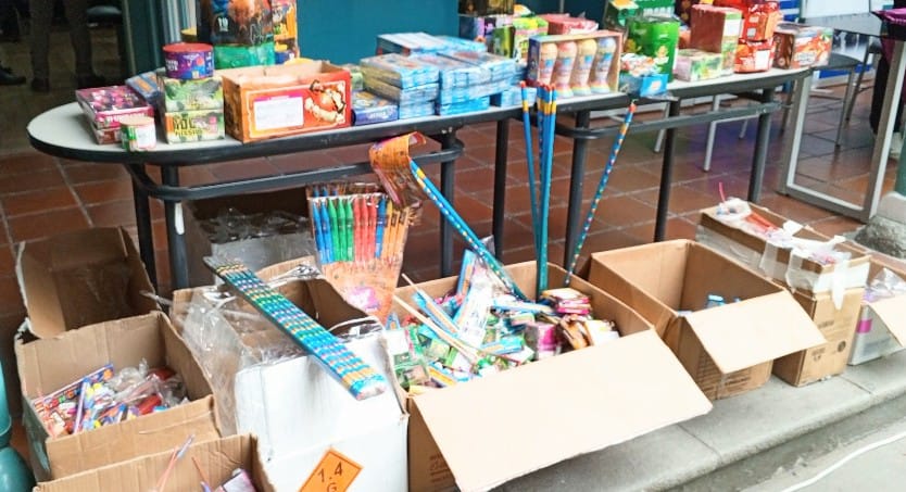 Quienes tenían esos productos no tenían los permisos para venderlos.