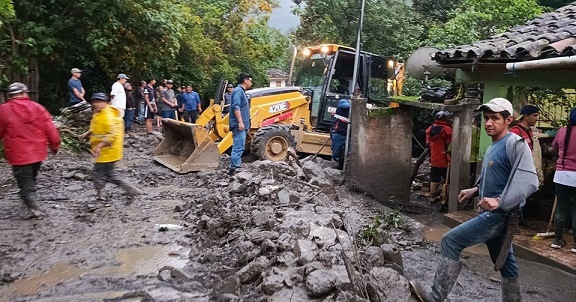 Desde tempranas horas de ayer se cumplieron trabajos emergentes.