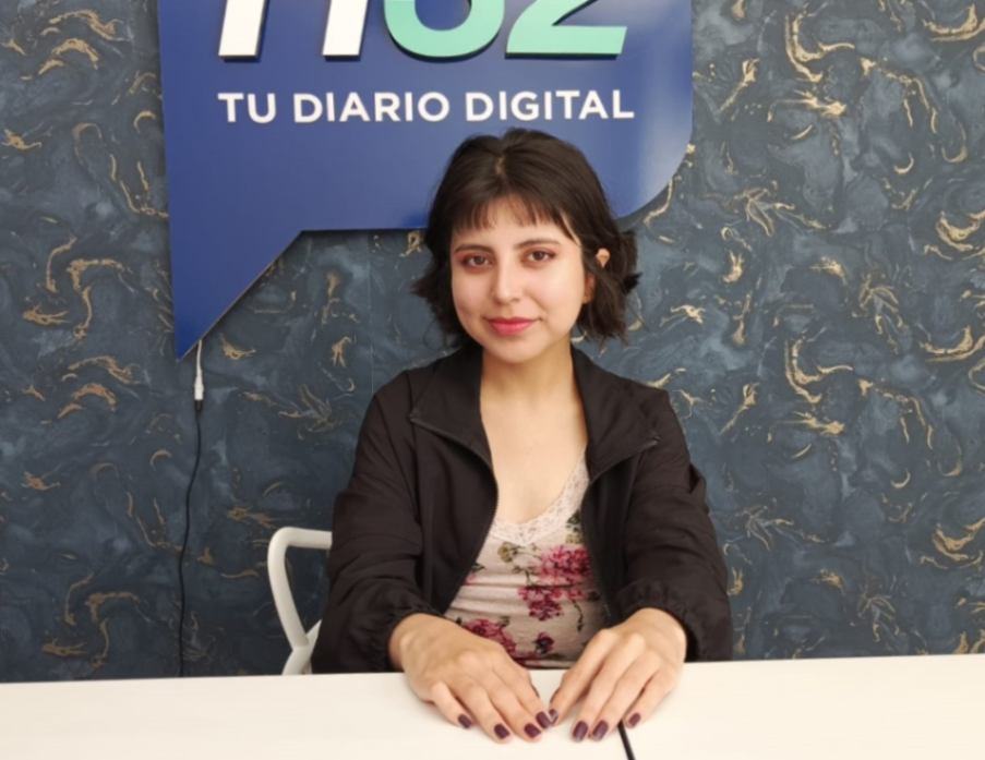 Alice Carrión Paute, estudiante del séptimo ciclo de la carrera de Artes Visuales de la UTPL.