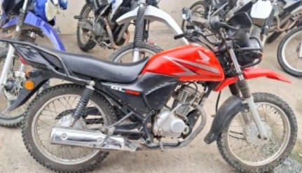 La motocicleta fue robada en la ciudad de Sullana, en Perú.