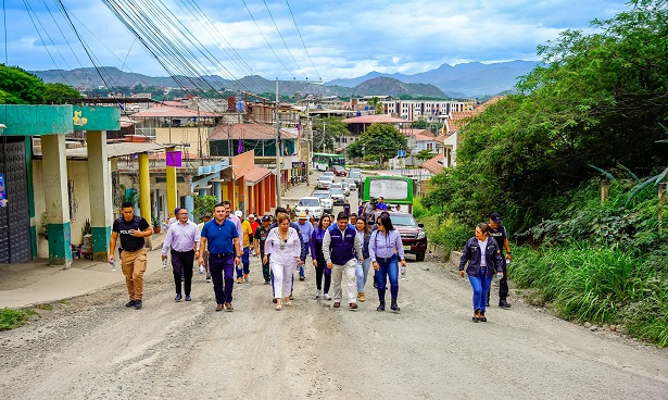 Se cumplió un recorrido por todo el sector a intervenir.