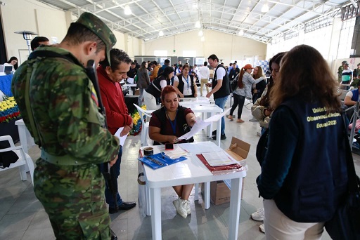 El trabajo se cumplió en el Centro de Procesamiento Electoral.