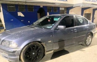 La placa del vehículo recuperado es de la provincia de Guayas.