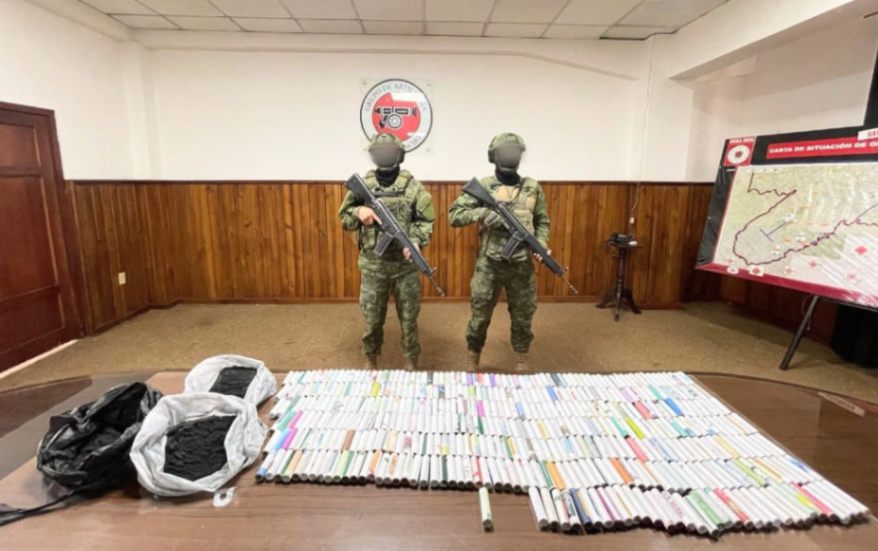 Quien transportaba esos explosivos no contaba con los permisos.