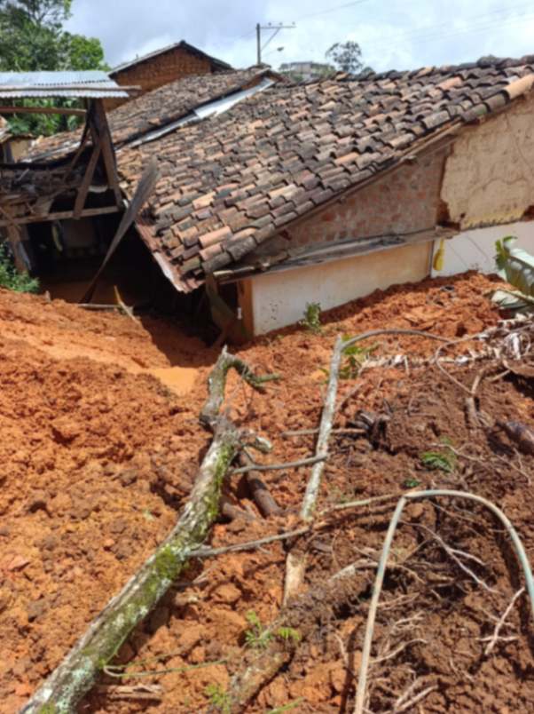 El barrio afectado es El Castillo, ubicado en la cabecera parroquial de Lauro Guerrero.