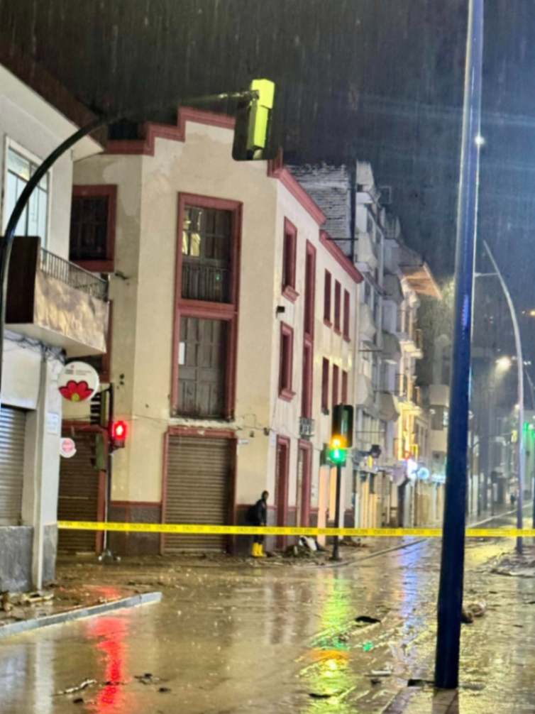 Las lluvias vienen presentándose en la hoya desde hace días.