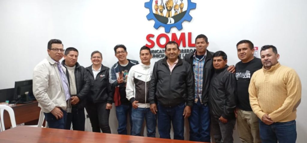 La reunión de obreros municipales se cumplió en la ciudad de Loja, el último viernes, 14 de marzo de 2025.