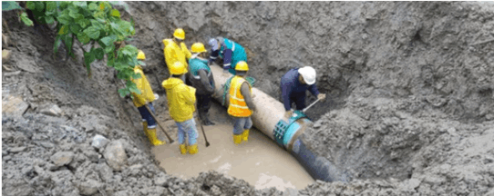 La avería se produjo en el sistema de transmisión sur.