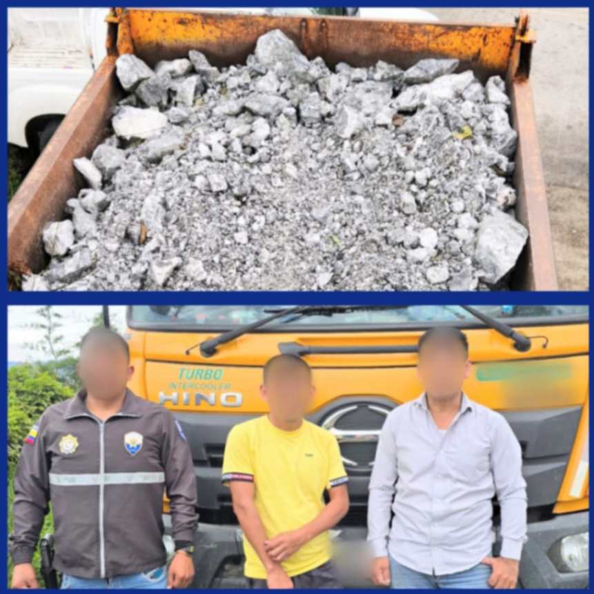 En una vía de la parroquia Yangana fue la intervención de ese vehículo de transporte pesado.