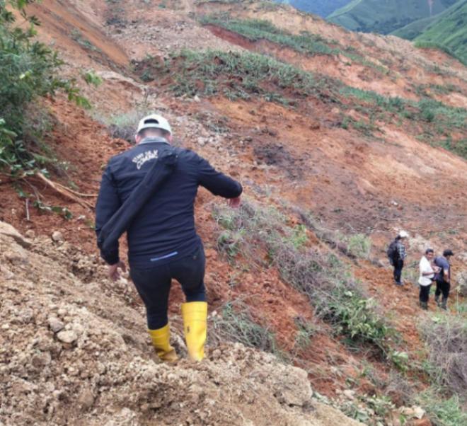La situación es compleja en el sector. (Foto cortesía: Radio Las Nieves – Chaguarpamba)