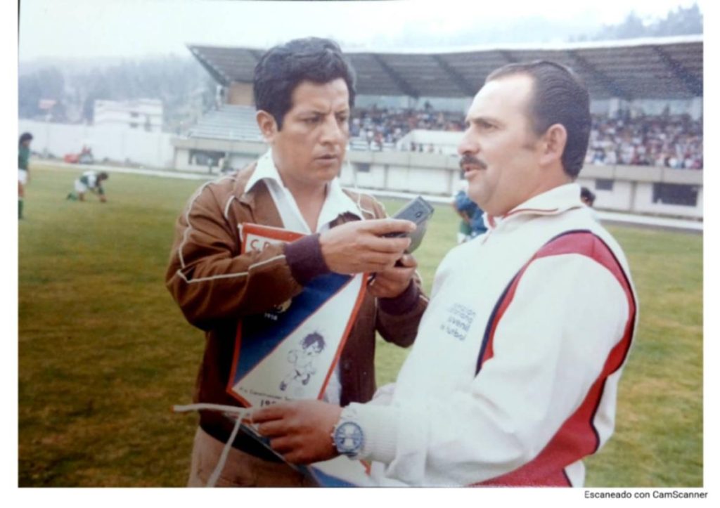 David Moncayo, formó un equipo de comunicadores deportivos en Loja.