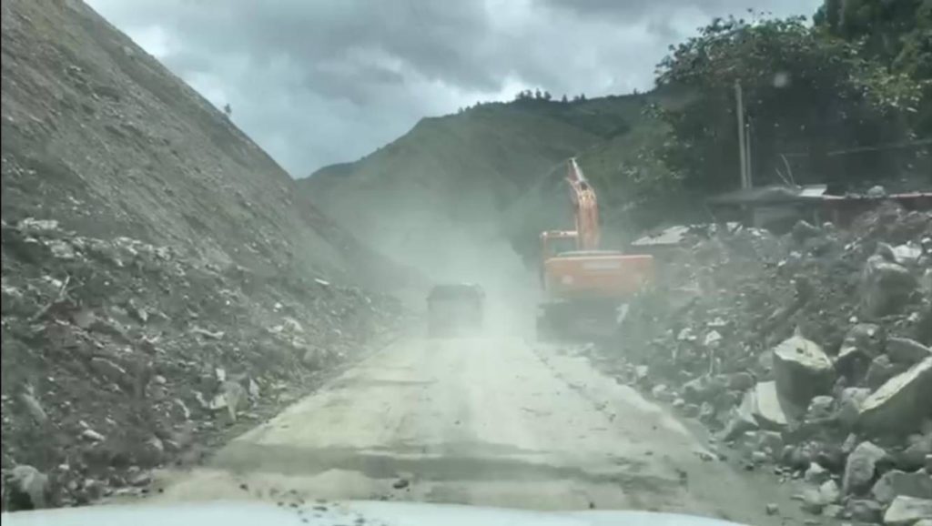 Varios tramos viales están con problemas en la red estatal.