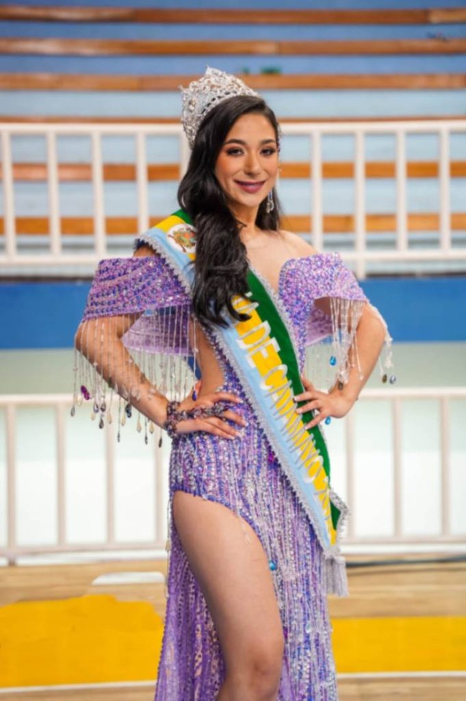 La representante de la belleza anuncia que promocionará de Catamayo cada rincón, aroma, esencia, su cultura, su tradición, su gastronomía.