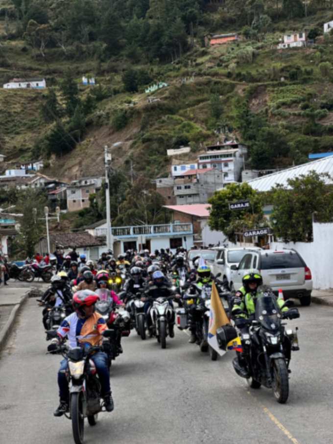La travesía se cumplió por Catamayo, San Pedro de la Bendita y, finalmente, el Santuario.