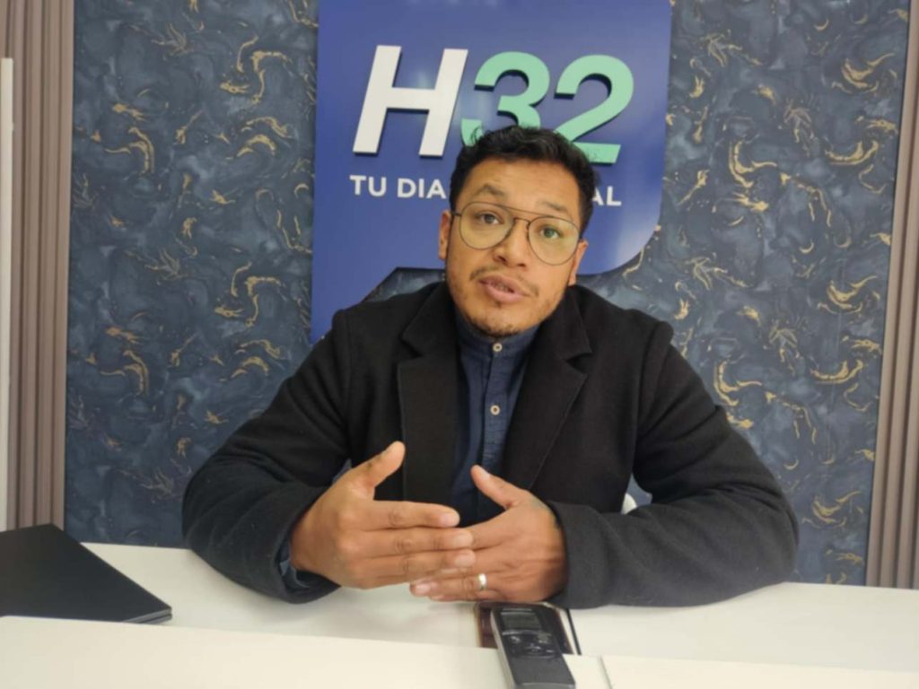 Geovanny Criollo Ramírez, secretario nacional de la Red de Maestros.