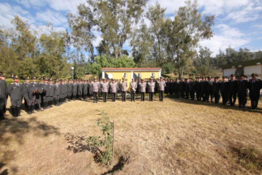 En el histórico Campo de Marte se llevó a cabo la ceremonia militar. 