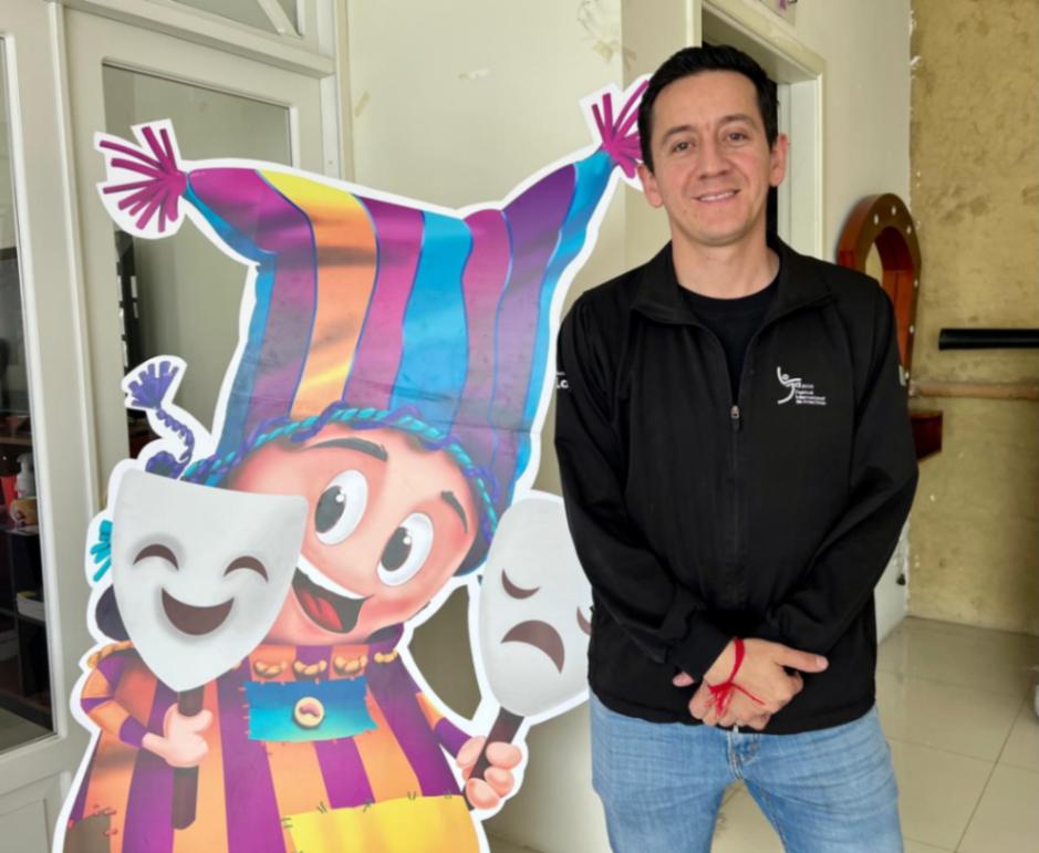 Rodrigo Benavides Peralta, coordinador del Festival Internacional de Artes Vivas.