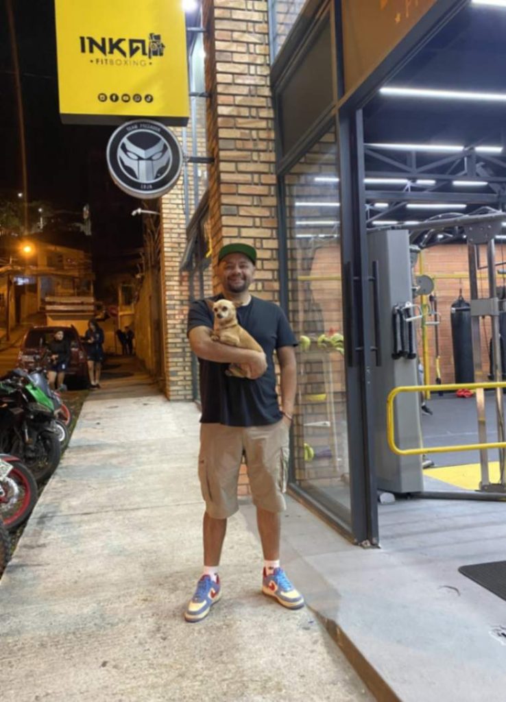 Cristian Cueva, representante de Inka FitBoxing. 