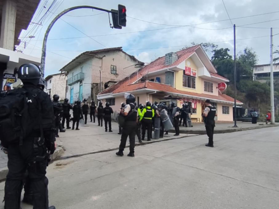 En Saraguro, en los últimos días, hubo fuertes movilizaciones. (Fotografía Danny Vera)