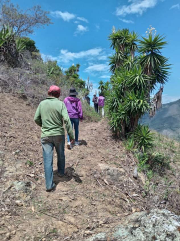 Un equipo técnico visitó a Livio Guerrero, ayer, en el barrio El Limón.