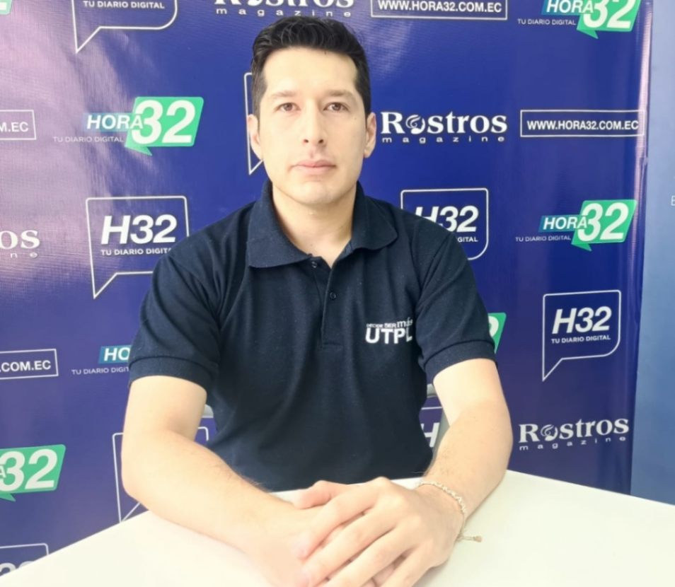 Paulo Sarango Granda, integrante del equipo de calidad de la carrera de Bioquímica y Farmacia.