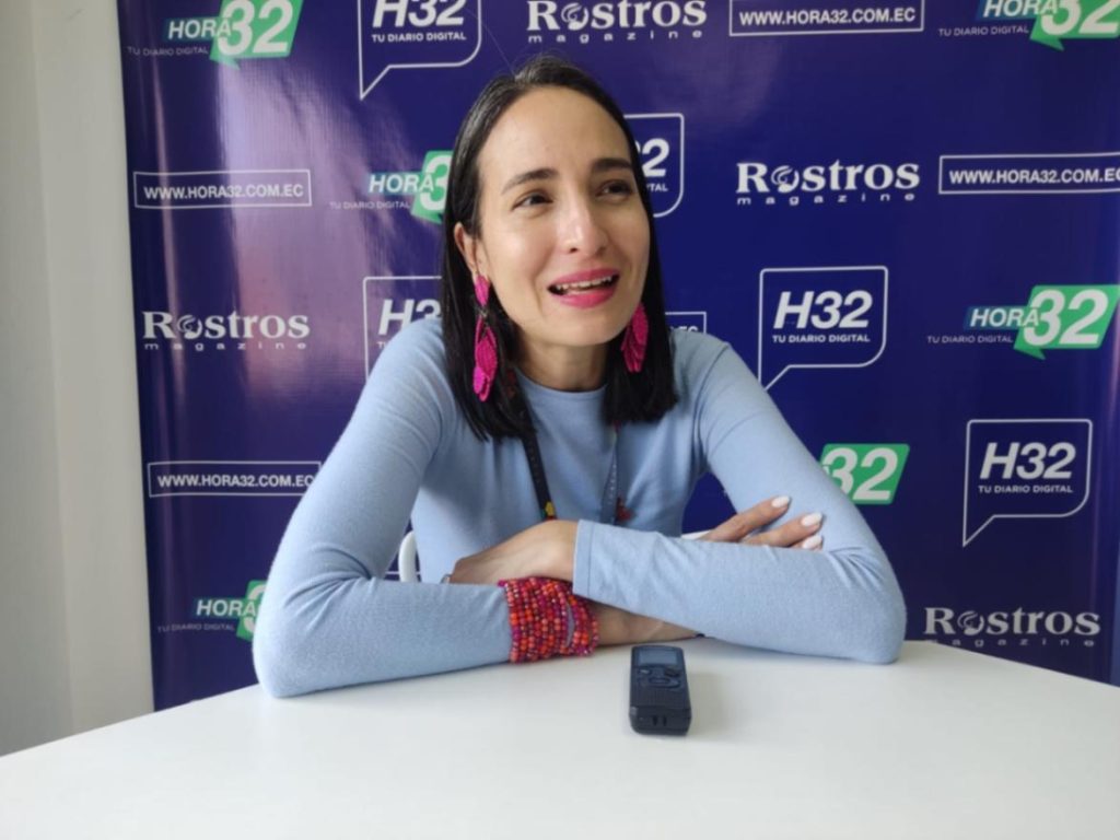 Romina Alejandra Muñoz Procel, viceministra de Cultura y Patrimonio, anuncia que el segundo piso del Museo y Centro Cultural será también intervenido.    