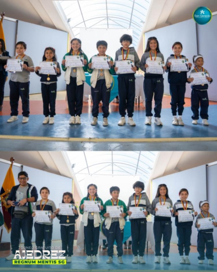 Ganadores de la categoría Interescuelas.