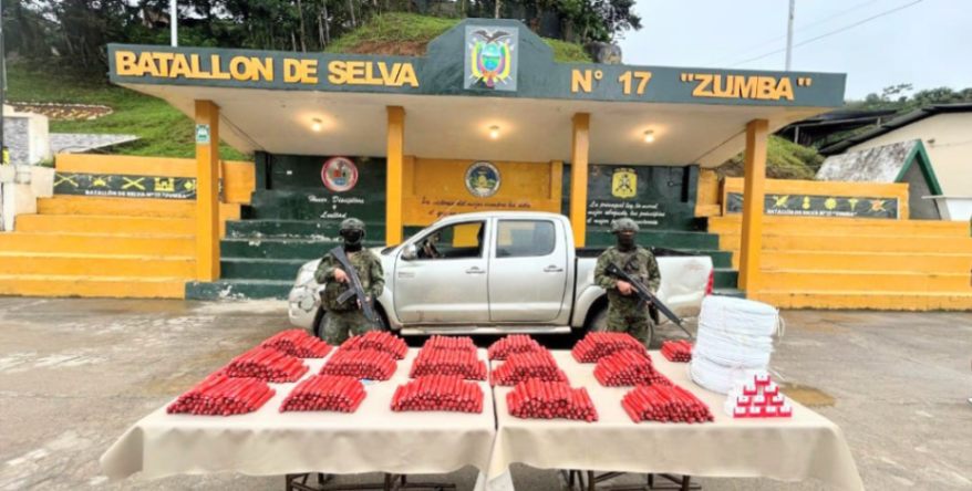 En las próximas horas esos explosivos serán destruidos.