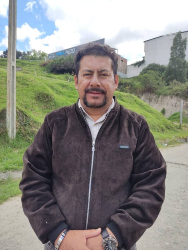 Diego Solórzano Hurtado, presidente de la urbanización Herminia Samaniego.