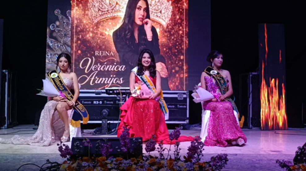 La coronación de Verónica Armijos, como Reina de Malacatos, se realizó el 21 de febrero.