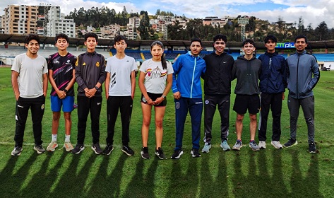 Deportistas lojanos asistirán a la evaluación de atletismo.