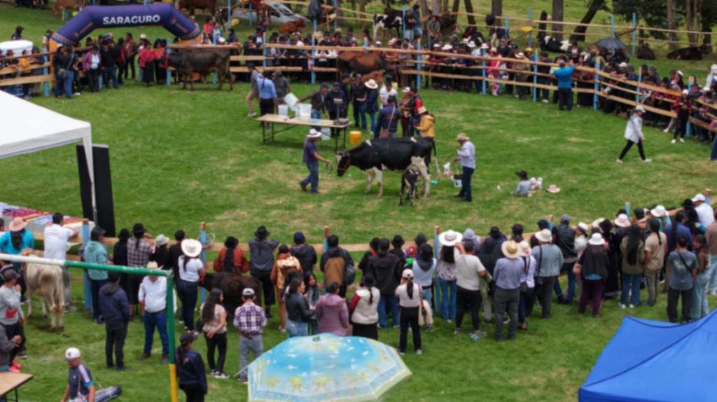 La Feria Ganadera reunió a productores de ganado vacuno y ovino.