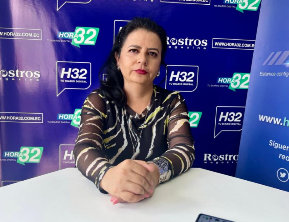 María Elisa Gómez Vargas, rectora del Tecnológico Marista Daniel Álvarez Burneo.